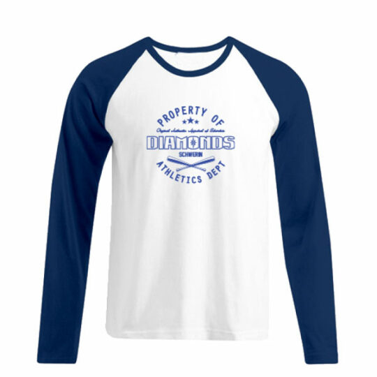 Schwerin Diamonds Longsleeve Raglan "Herren" Diamonds